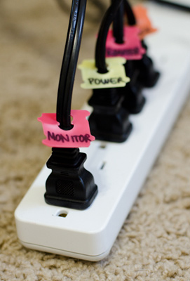 Cord labeling