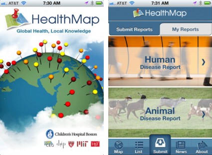 HealthMap: Outbreaks Near Me